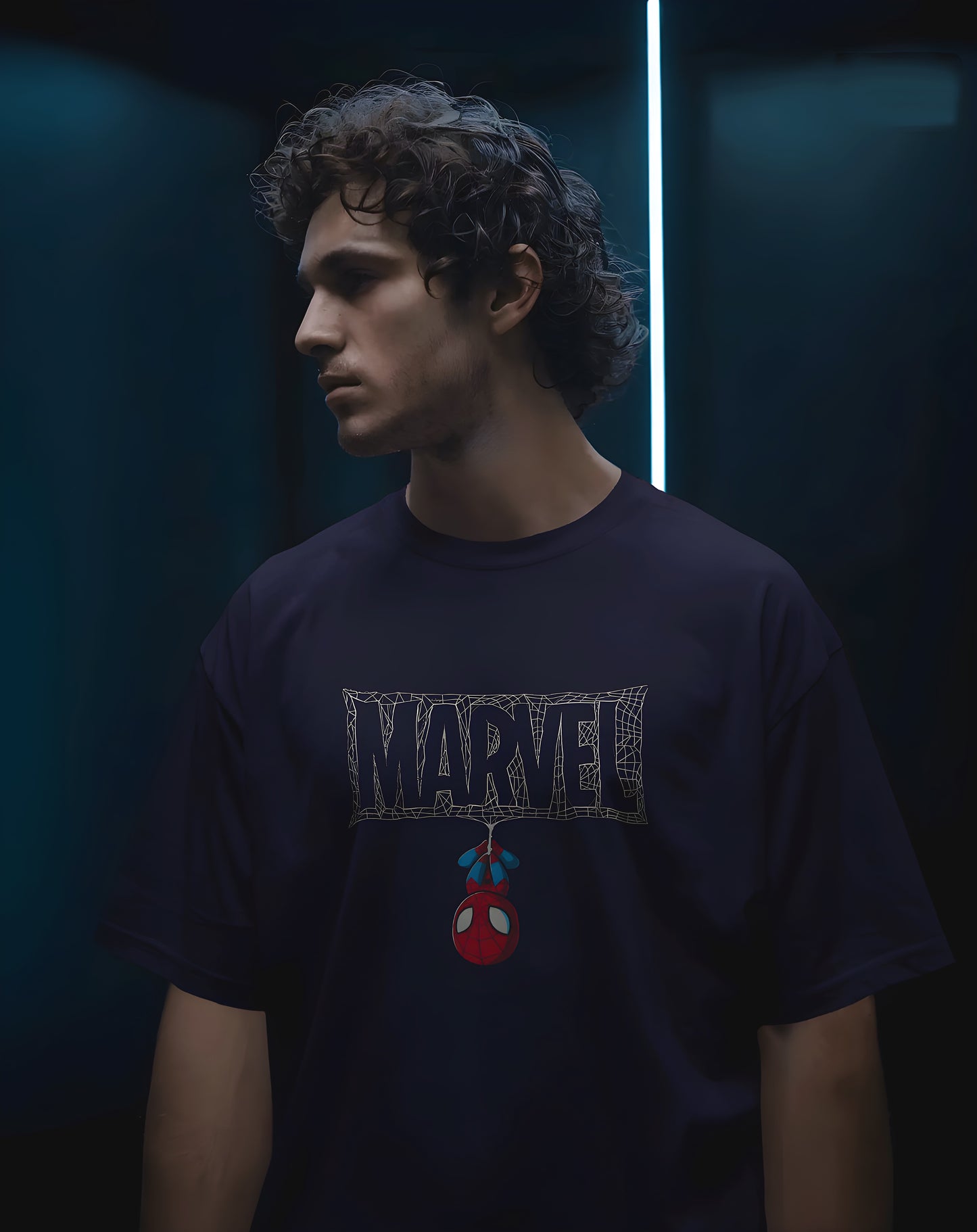 Unisex Oversized T-Shirt (Cute Spiderman)