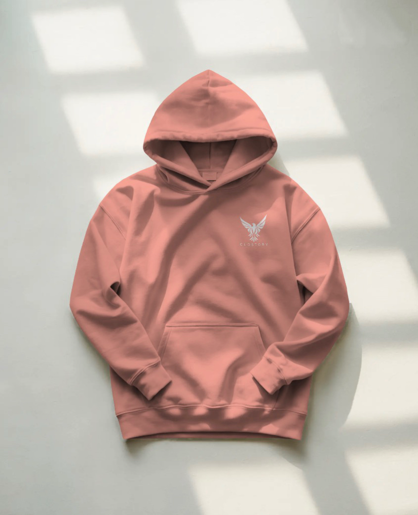 Unisex Embroidery Hoodie (White Logo)