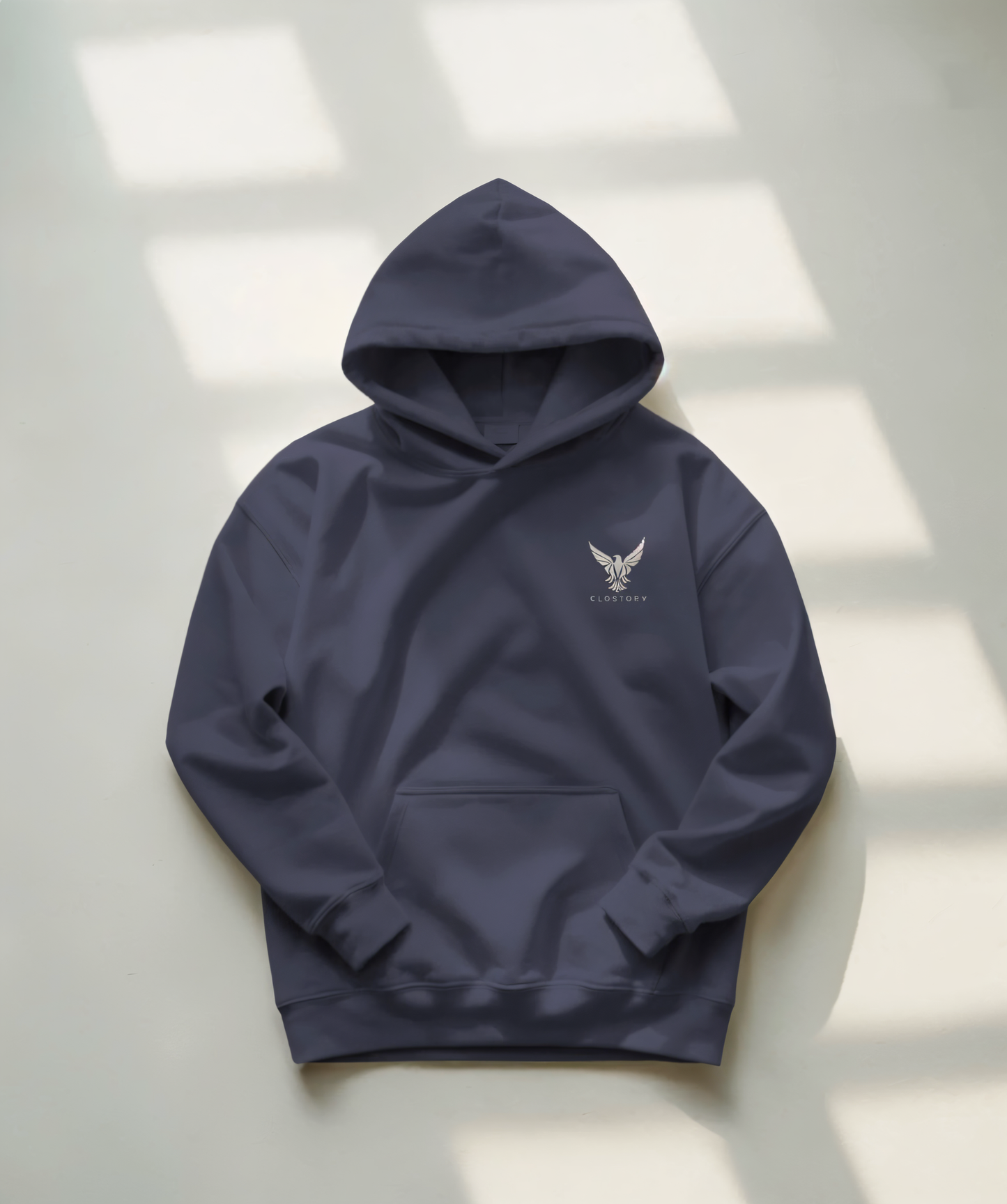 Unisex Embroidery Hoodie (White Logo)