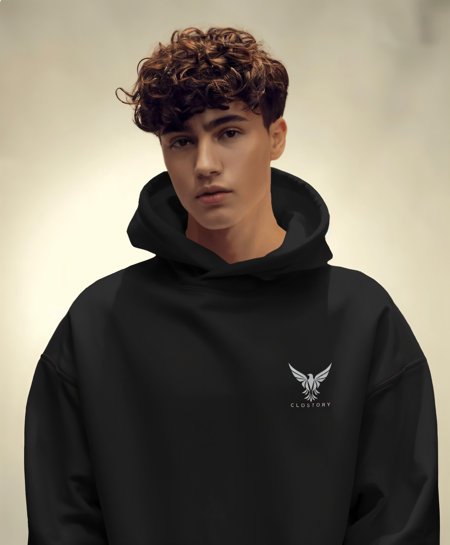 Unisex Embroidery Hoodie (White Logo)