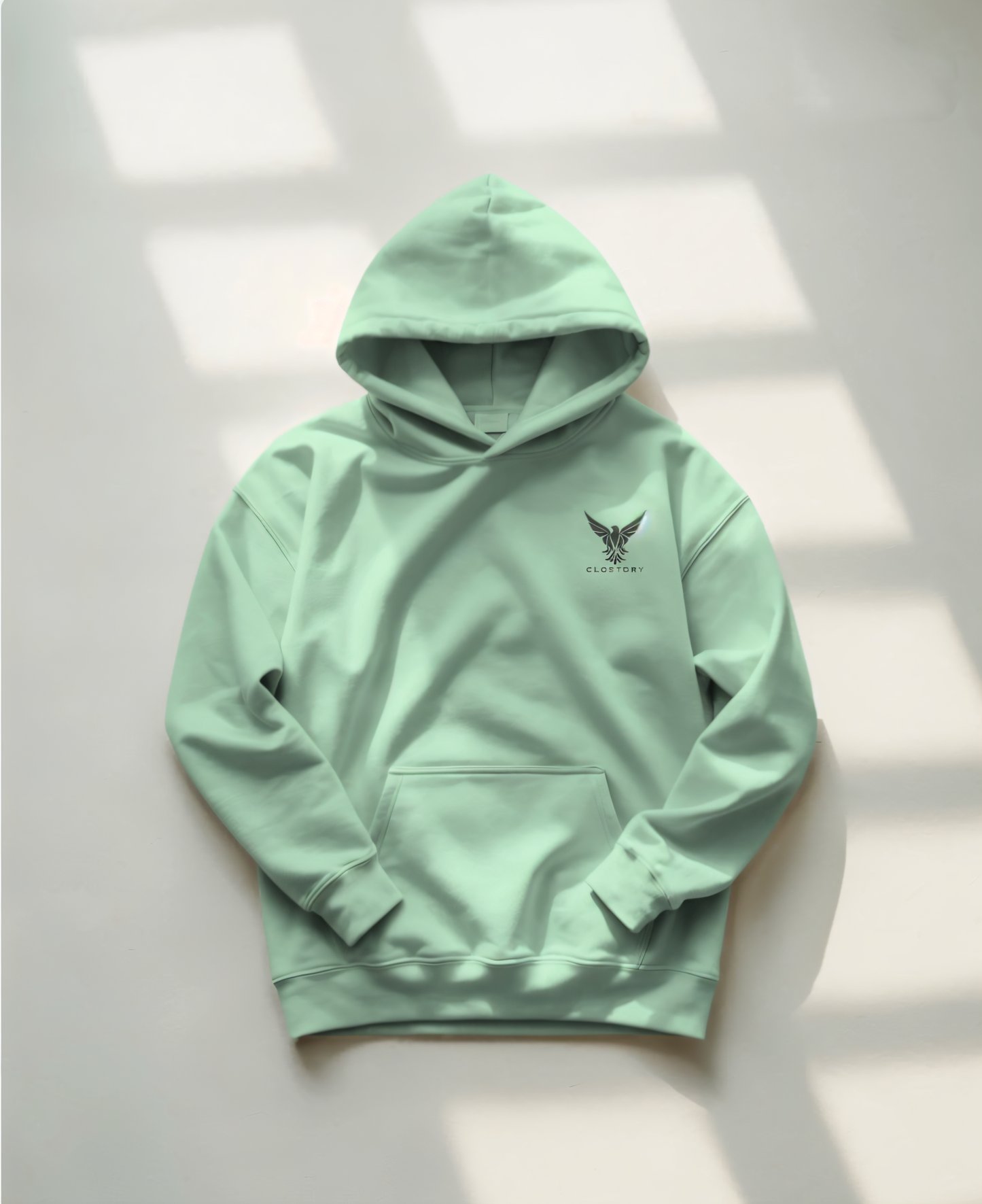 Unisex Embroidery Hoodie (Black Logo)