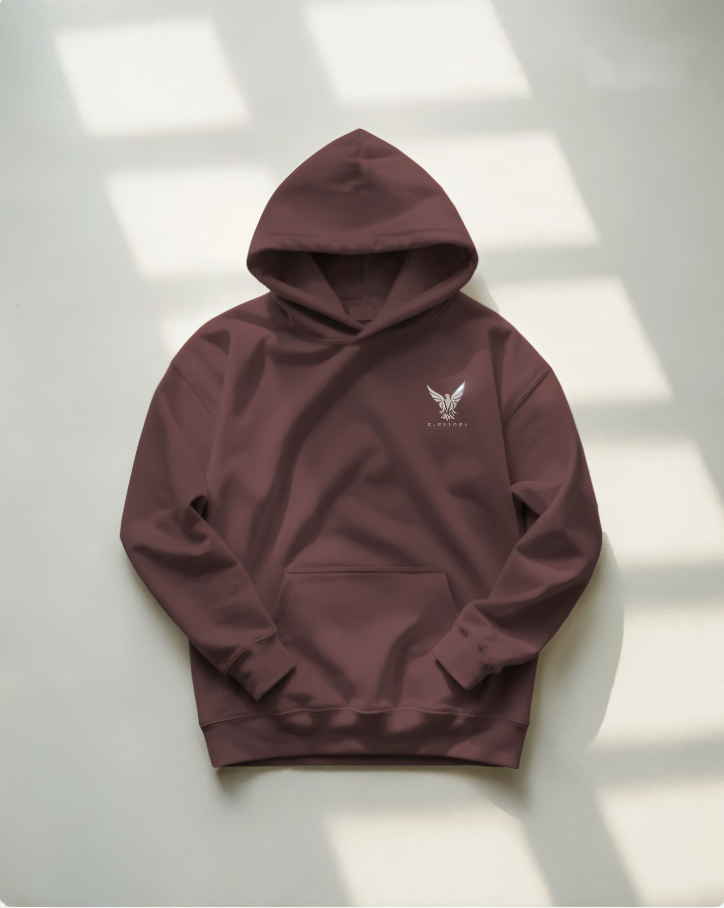 Unisex Embroidery Hoodie (White Logo)