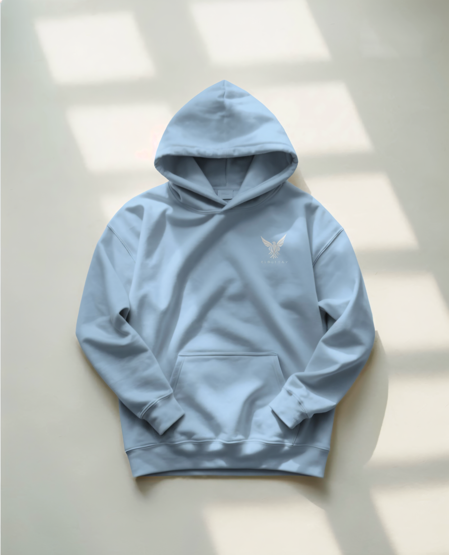 Unisex Embroidery Hoodie (White Logo)