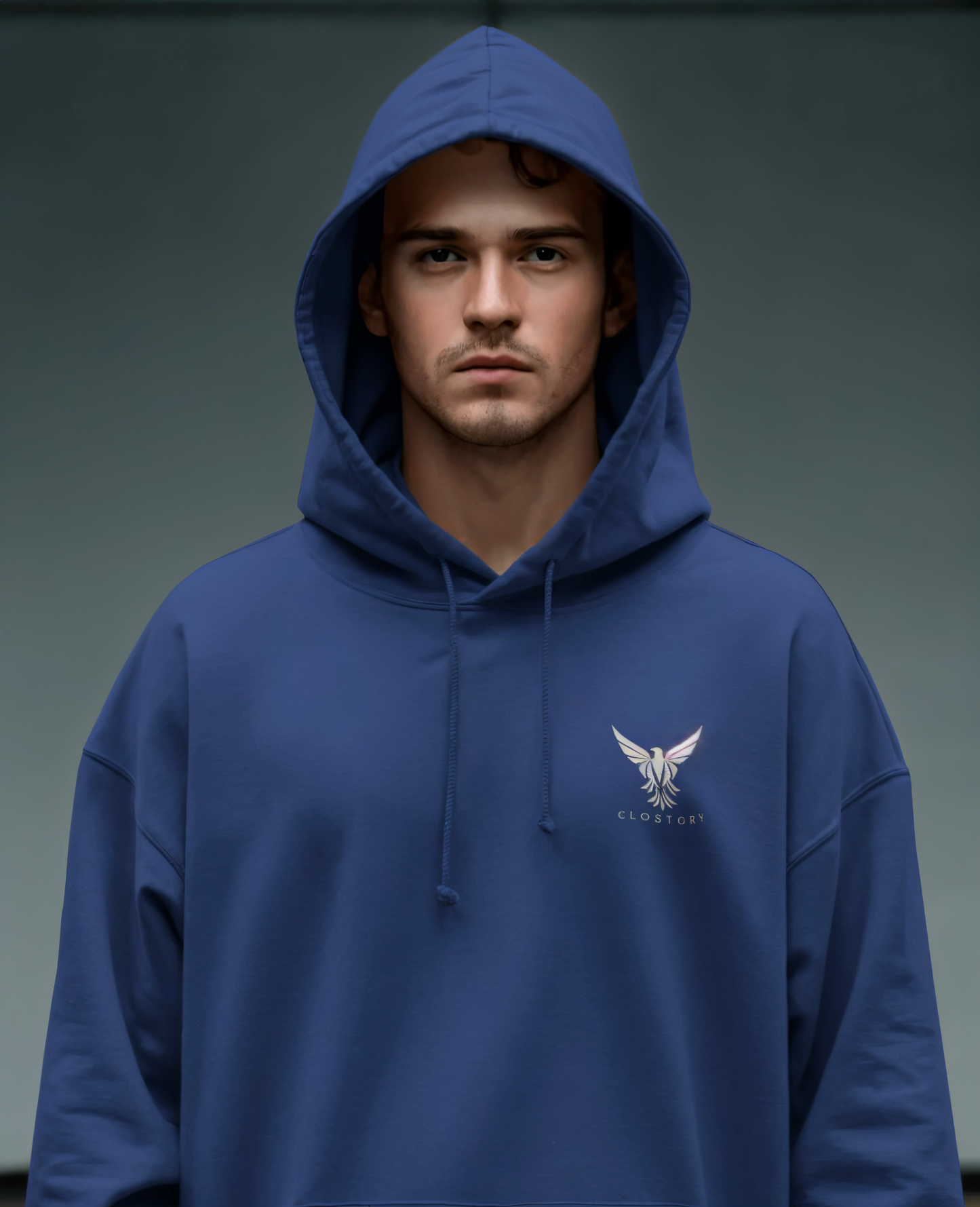 Unisex Embroidery Hoodie (White Logo)