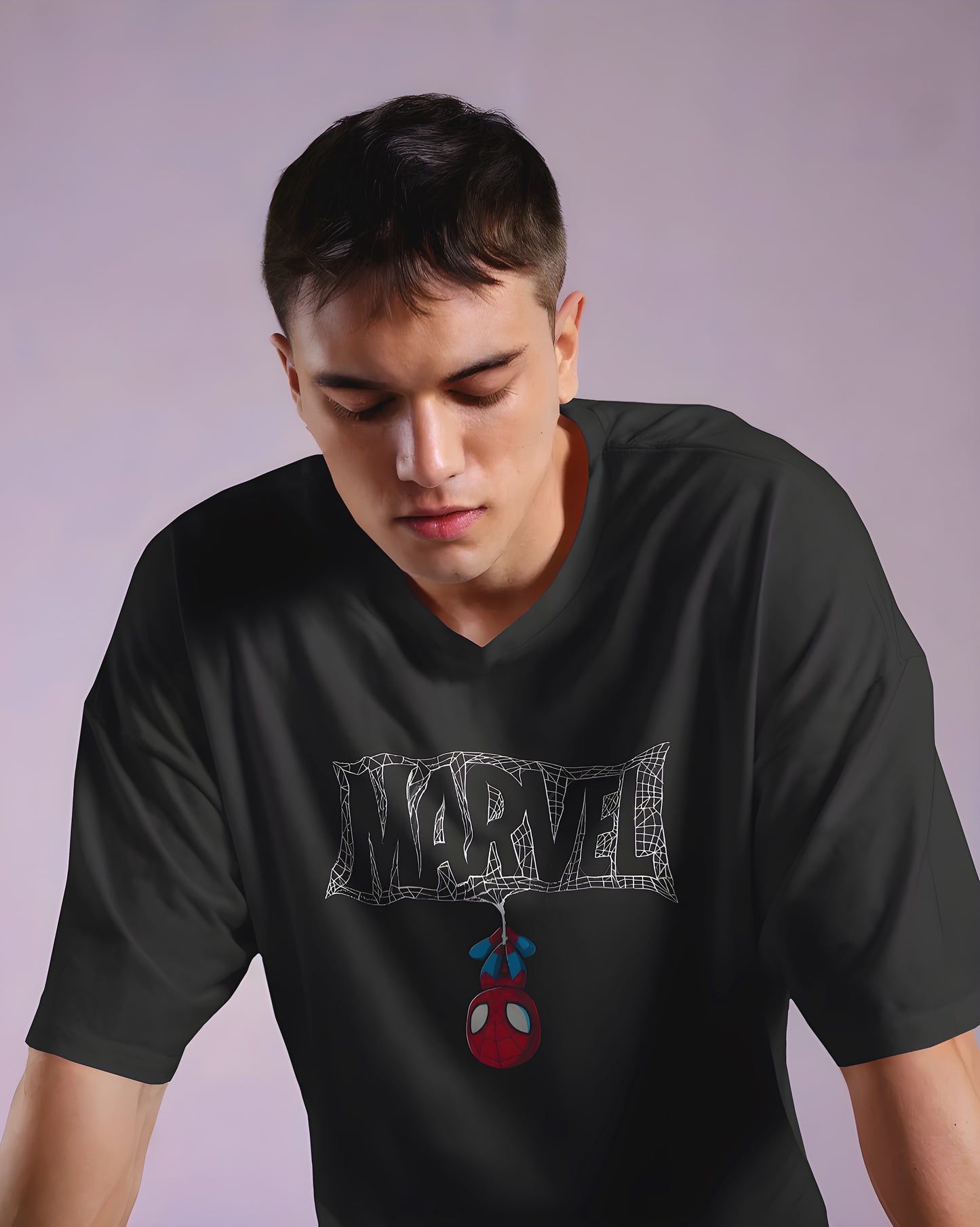 Unisex Oversized T-Shirt (Cute Spiderman)