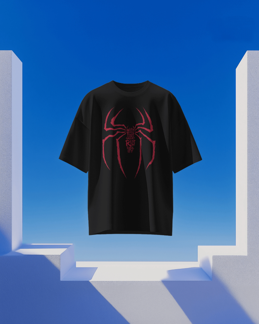 Unisex Oversized T-Shirt (Cute Spiderman)