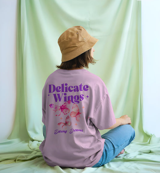 Unisex Oversized T-Shirt (Delight Wings)