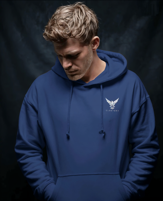 Unisex Embroidery Hoodie (White Logo)